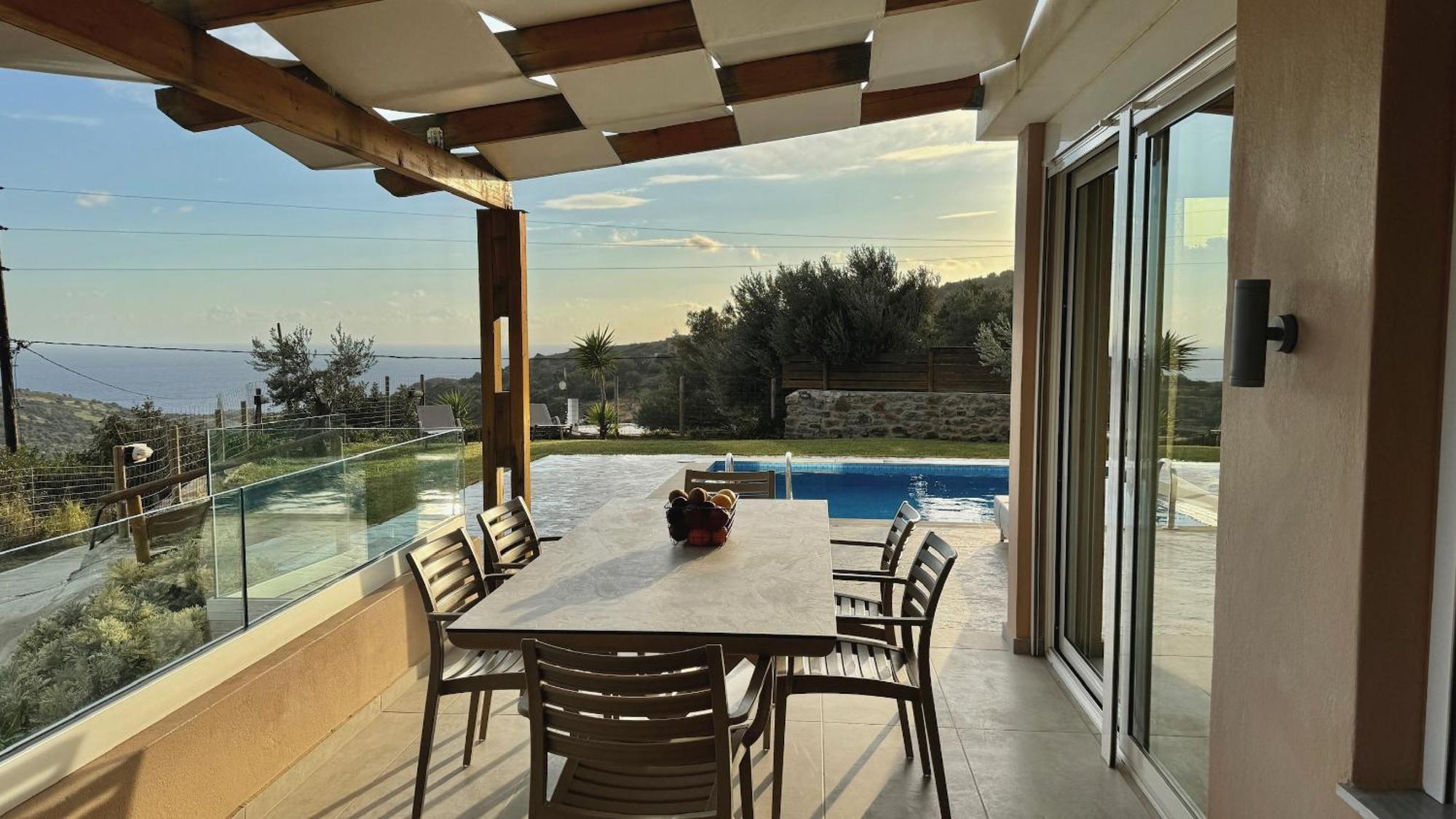 Villa Michael Triopetra Private Villa, Private Swimming Pool, Garden, Panoramic Sunset Экстерьер фото