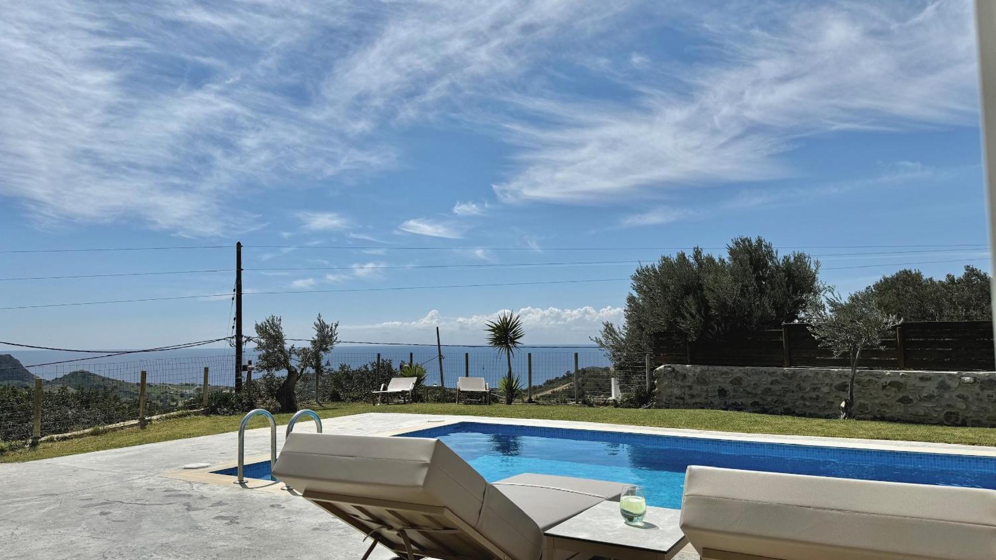 Villa Michael Triopetra Private Villa, Private Swimming Pool, Garden, Panoramic Sunset Экстерьер фото