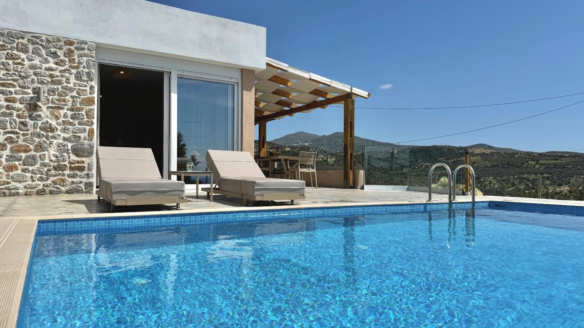 Villa Michael Triopetra Private Villa, Private Swimming Pool, Garden, Panoramic Sunset Экстерьер фото