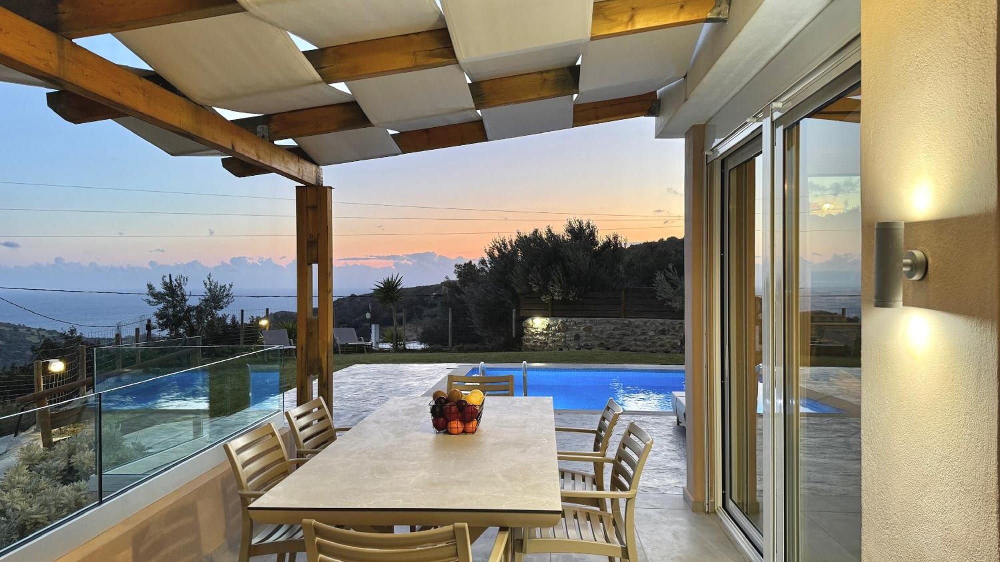 Villa Michael Triopetra Private Villa, Private Swimming Pool, Garden, Panoramic Sunset Экстерьер фото